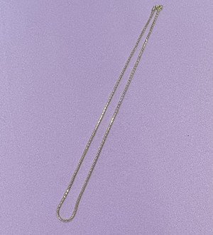 14Kt. Guld Fantasi Halskæde 50 cm. 1,14 mm.
